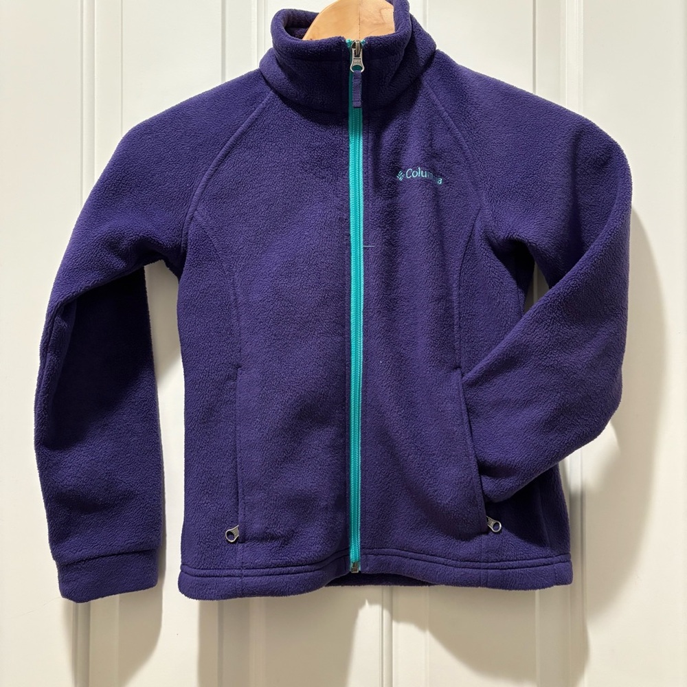 Columbia Steens Purple Fleece Jacket | Small